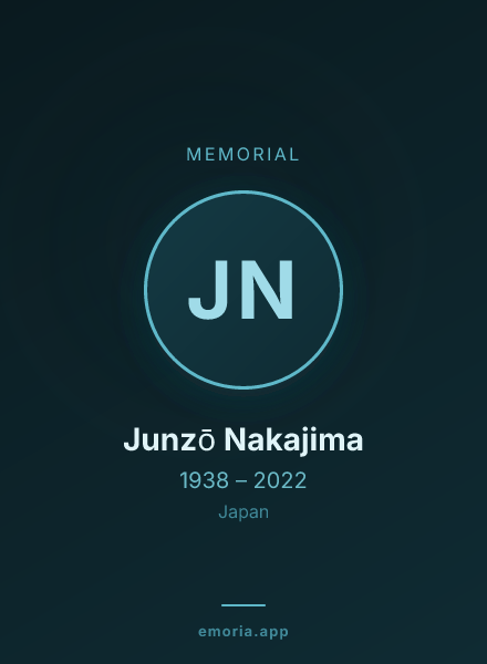Memorial portrait of Junzō Nakajima