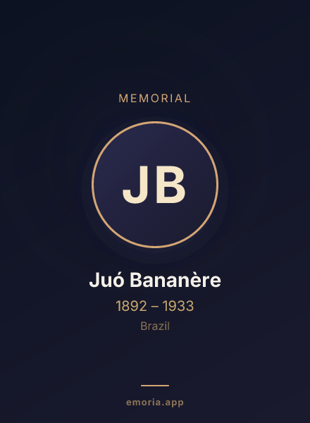 Memorial portrait of Juó Bananère