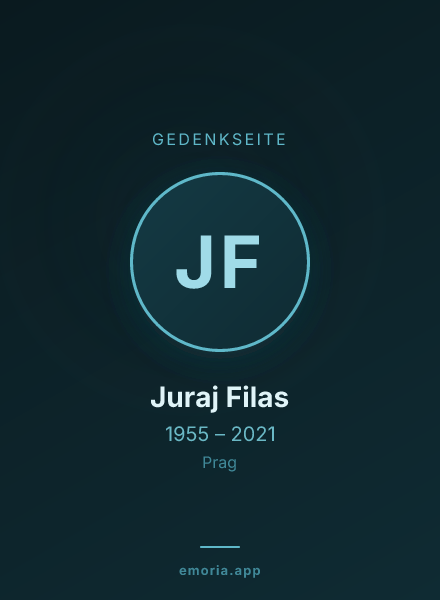Gedenkportrait von Juraj Filas