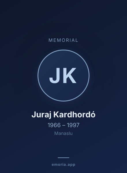 Memorial portrait of Juraj Kardhordó