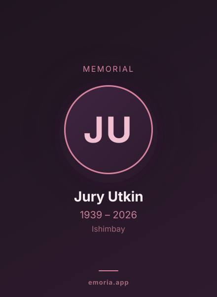 Memorial portrait of Jury Utkin