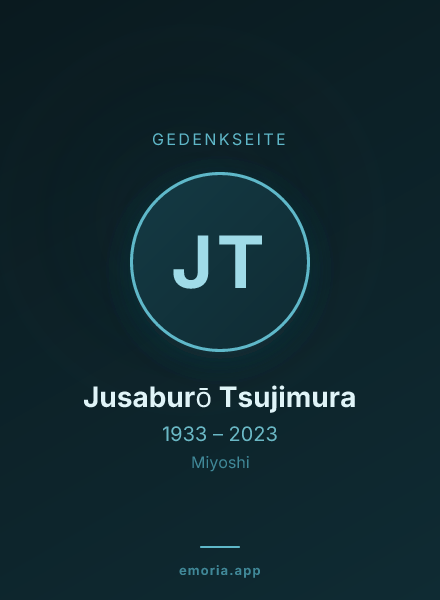 Gedenkportrait von Jusaburō Tsujimura