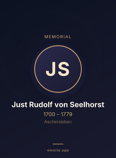 Memorial portrait of Just Rudolf von Seelhorst