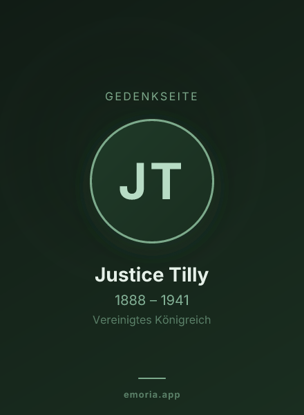 Gedenkportrait von Justice Tilly