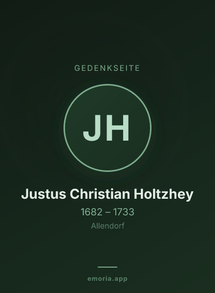 Gedenkportrait von Justus Christian Holtzhey