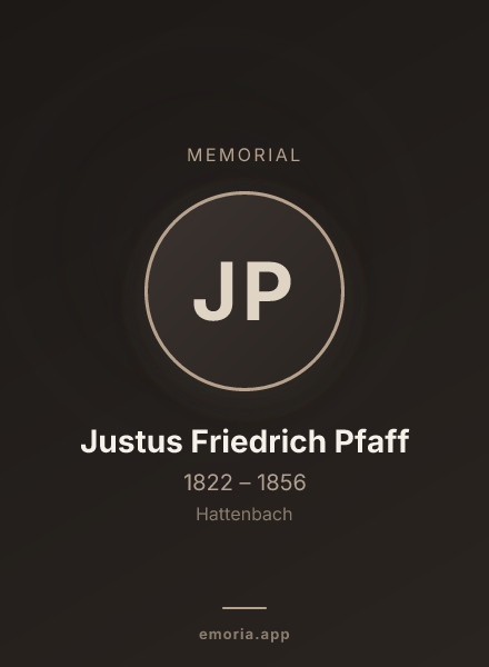 Memorial portrait of Justus Friedrich Pfaff