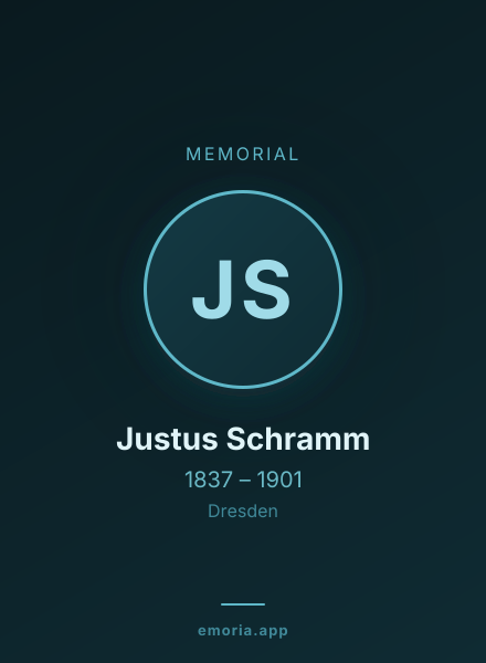 Memorial portrait of Justus Schramm