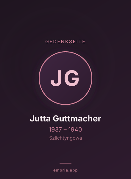 Gedenkportrait von Jutta Guttmacher