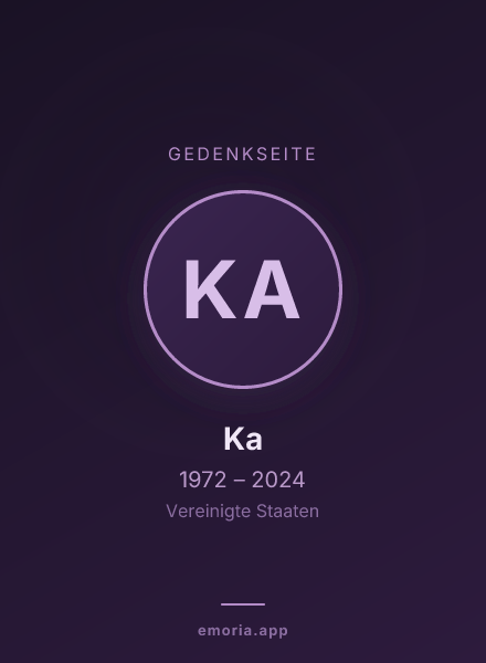 Gedenkportrait von Ka