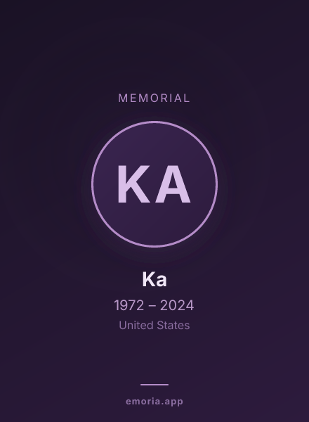 Memorial portrait of Ka