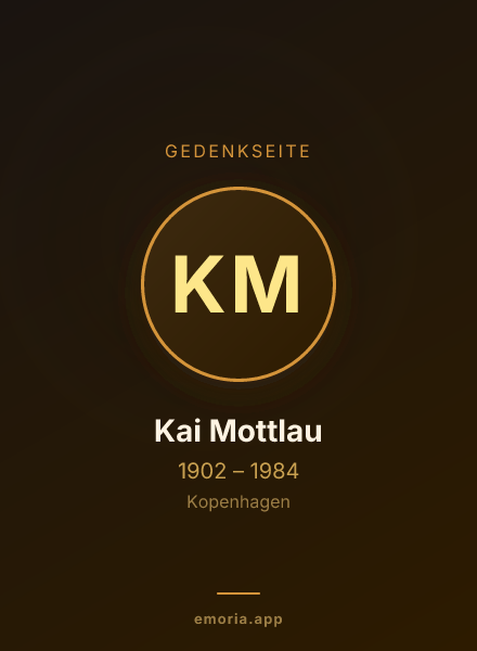 Gedenkportrait von Kai Mottlau