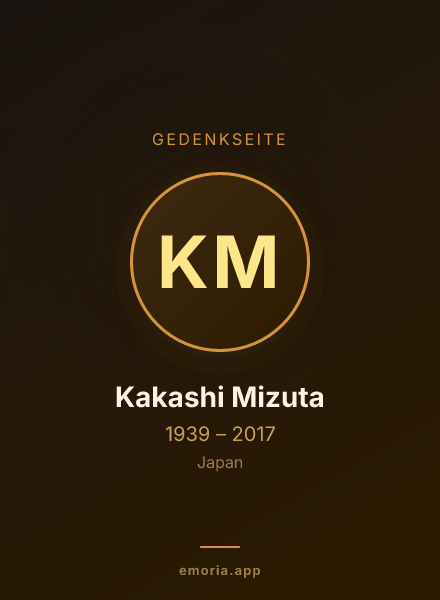 Gedenkportrait von Kakashi Mizuta