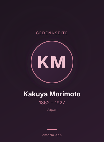 Gedenkportrait von Kakuya Morimoto