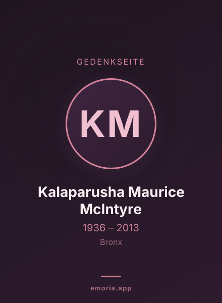 Gedenkportrait von Kalaparusha Maurice McIntyre