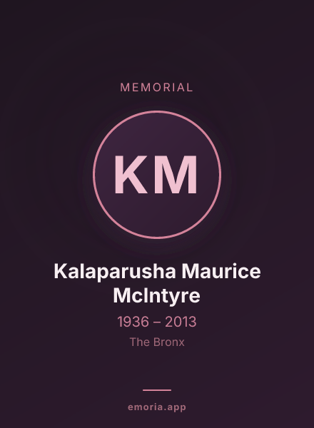 Memorial portrait of Kalaparusha Maurice McIntyre