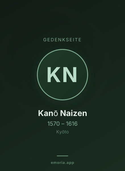 Gedenkportrait von Kanō Naizen