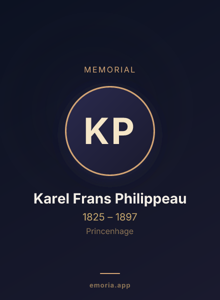 Memorial portrait of Karel Frans Philippeau