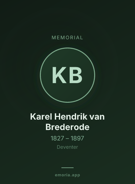 Memorial portrait of Karel Hendrik van Brederode