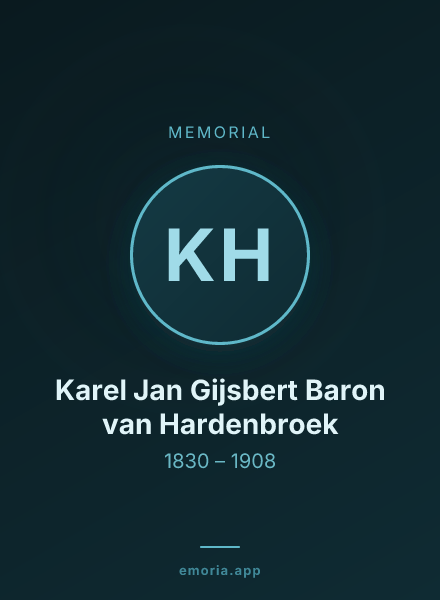 Memorial portrait of Karel Jan Gijsbert Baron van Hardenbroek