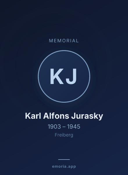 Memorial portrait of Karl Alfons Jurasky