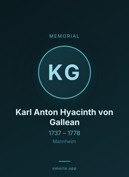 Memorial portrait of Karl Anton Hyacinth von Gallean