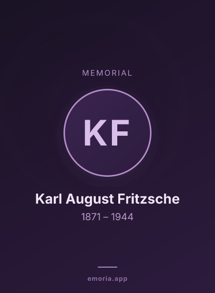 Memorial portrait of Karl August Fritzsche