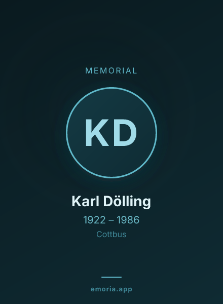 Memorial portrait of Karl Dölling