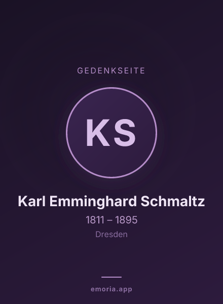 Gedenkportrait von Karl Emminghard Schmaltz