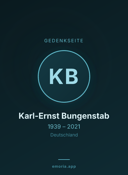 Gedenkportrait von Karl-Ernst Bungenstab