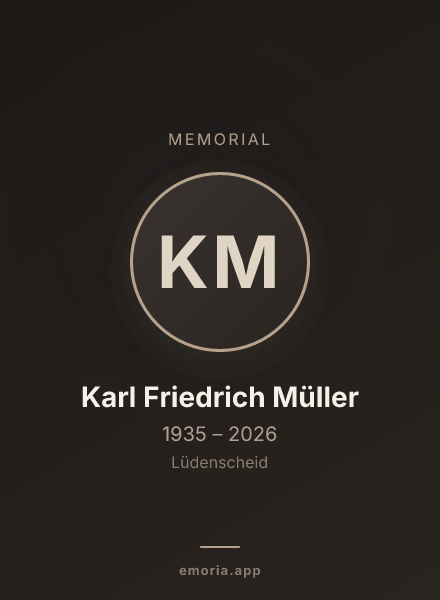 Memorial portrait of Karl Friedrich Müller