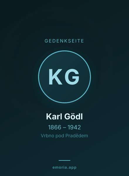 Gedenkportrait von Karl Gödl