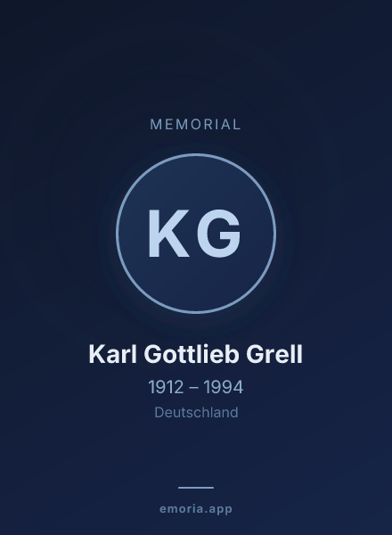 Memorial portrait of Karl Gottlieb Grell