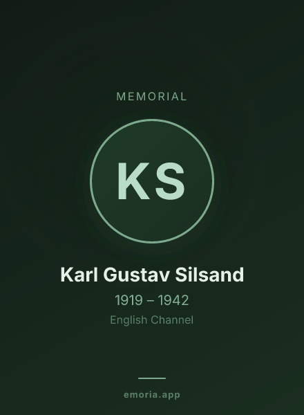 Memorial portrait of Karl Gustav Silsand