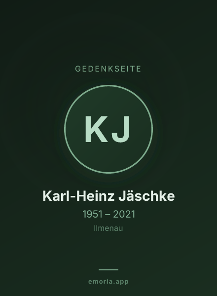 Gedenkportrait von Karl-Heinz Jäschke