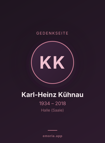 Gedenkportrait von Karl-Heinz Kühnau