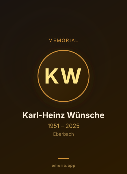 Memorial portrait of Karl-Heinz Wünsche