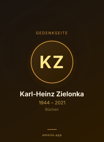Gedenkportrait von Karl-Heinz Zielonka