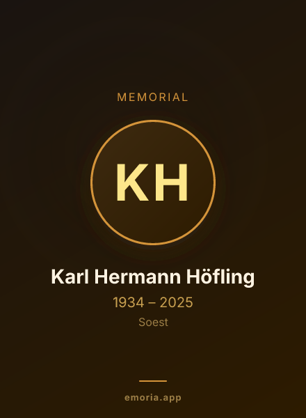 Memorial portrait of Karl Hermann Höfling