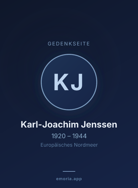 Gedenkportrait von Karl-Joachim Jenssen