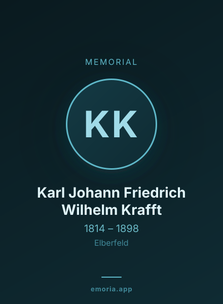 Memorial portrait of Karl Johann Friedrich Wilhelm Krafft