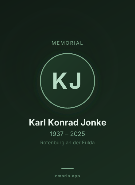 Memorial portrait of Karl Konrad Jonke