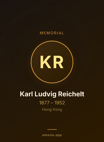 Memorial portrait of Karl Ludvig Reichelt