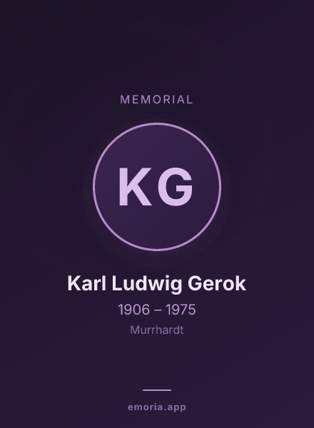 Memorial portrait of Karl Ludwig Gerok