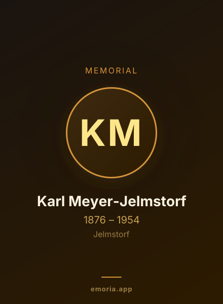 Memorial portrait of Karl Meyer-Jelmstorf