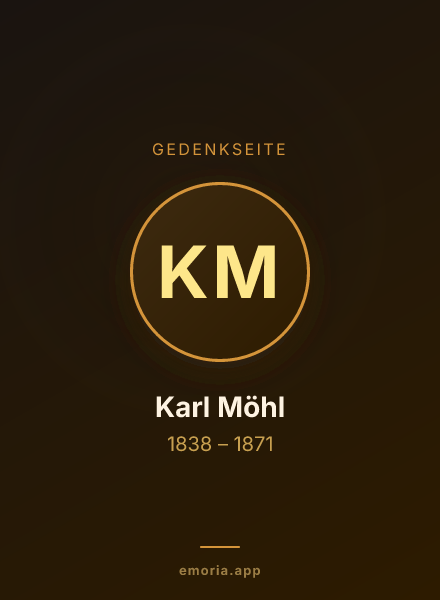 Gedenkportrait von Karl Möhl