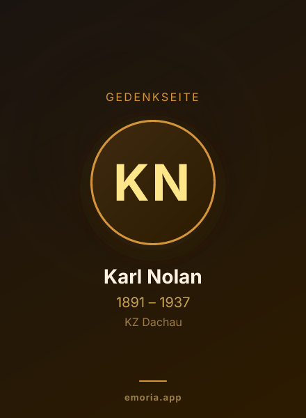 Gedenkportrait von Karl Nolan