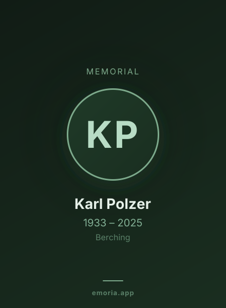 Memorial portrait of Karl Polzer