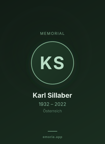 Memorial portrait of Karl Sillaber