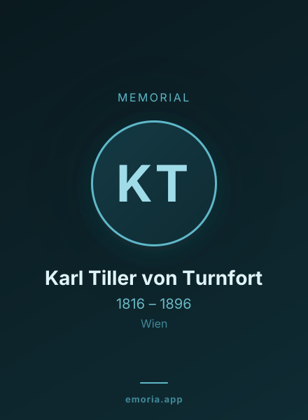 Memorial portrait of Karl Tiller von Turnfort