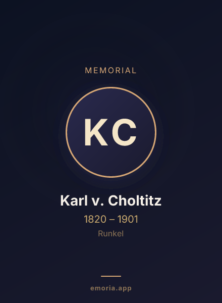 Memorial portrait of Karl v. Choltitz